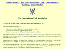 Tablet Screenshot of hertsfolkassn.org.uk